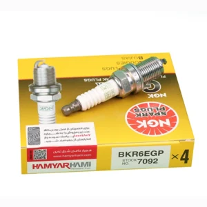شمع پایه کوتاه NGK سوزنی پلاتینیوم ژاپن BKR6EGP 7092